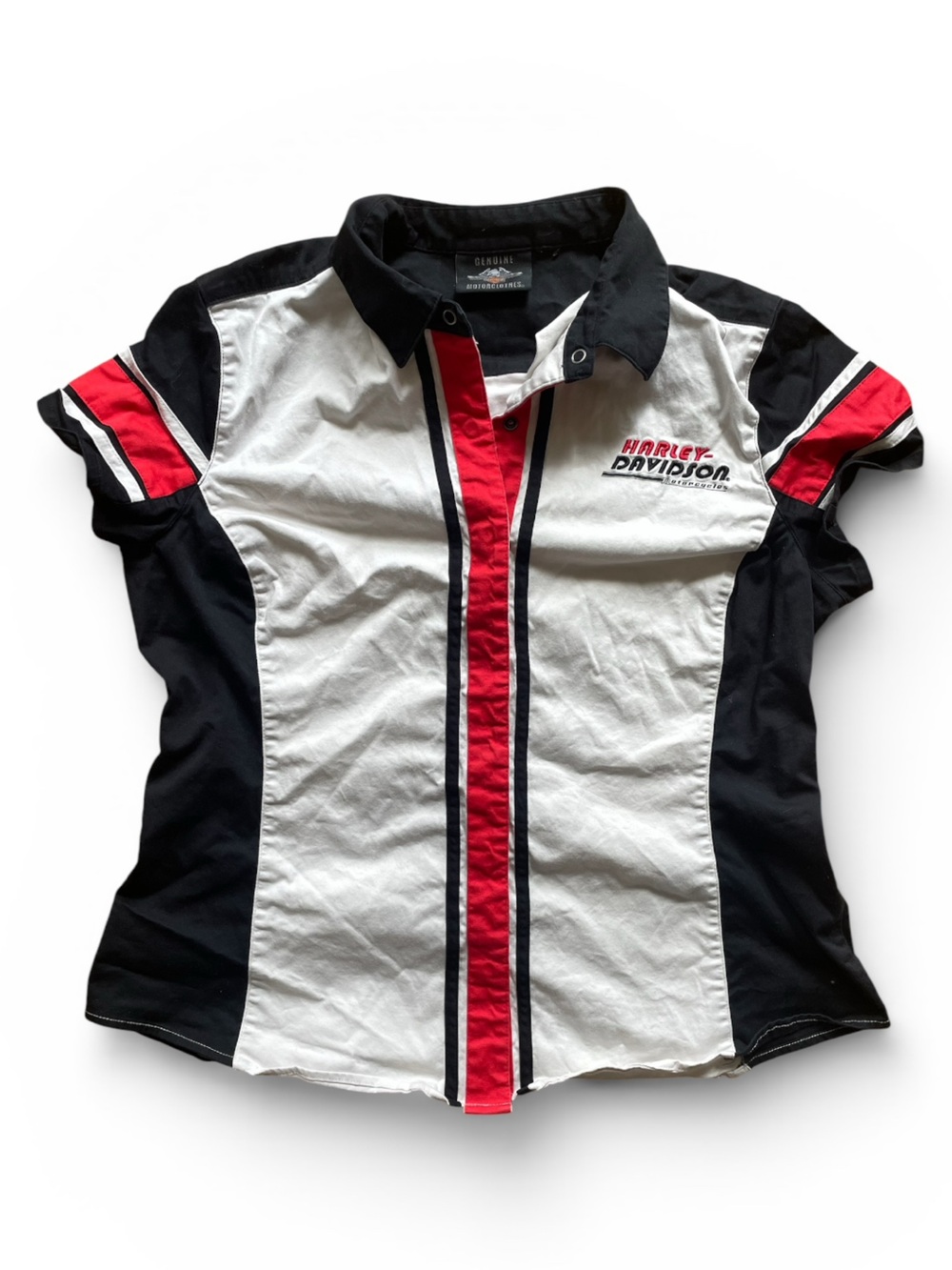 Harley Davidson Snap Front Racing Shirt